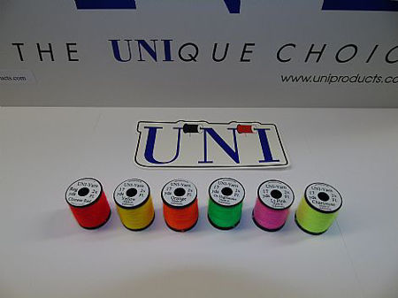 Picture of UNI-Yarn Fluorescent 2 plies 6 colors